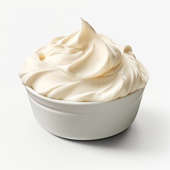 Cream Cheese isolated on transparent background 