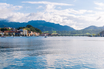 Fishing village of Ribadesella. Asturias - Spain