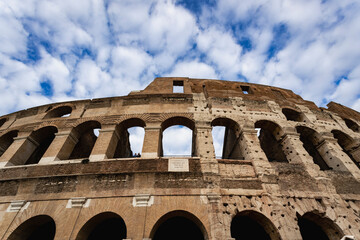 italy, rome, architecture, roman, ancient, coliseum, colosseum, history, amphitheater, landmark,...