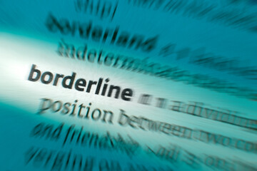 Borderline - only just acceptable in quality or as belonging to a category. A boundary separating...
