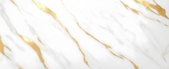 Textured white marble surface with intricate golden accents, detailed background for sophisticated designs