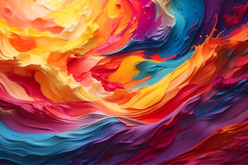 abstract background with waves