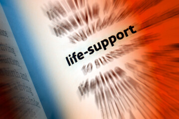  Life Support - the treatments and techniques performed in an emergency in order to support life after the failure of vital organs.