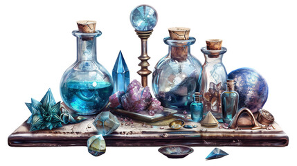 Alchemy element_hyperrealistic_hyper detailed_isolated on transparent background