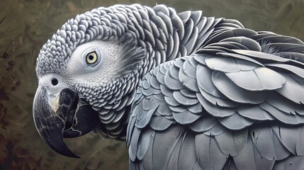Obraz premium A macaw in the jungle