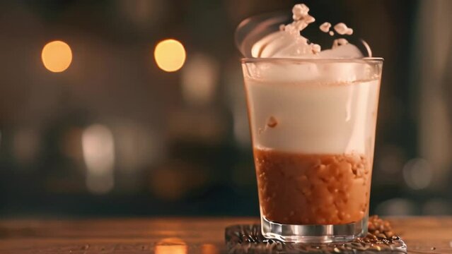 video milk tea with boba