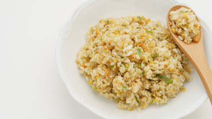 ネギと玉子のシンプルなチャーハン　イメージ