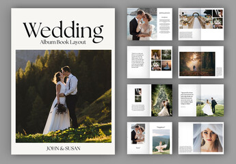 Wedding Photography Album Book Layout