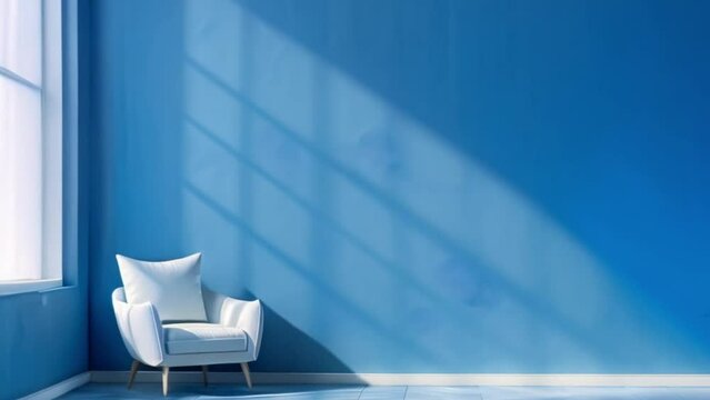video bright room with sofa and armchairs