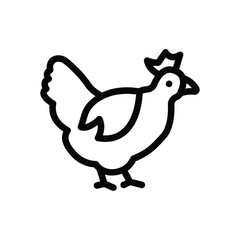 Hen vector icon