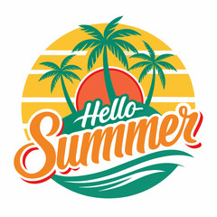 Fototapeta na wymiar Summer logo vector (18)