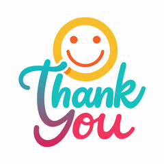 Fototapeta premium Thank You text vector (15)