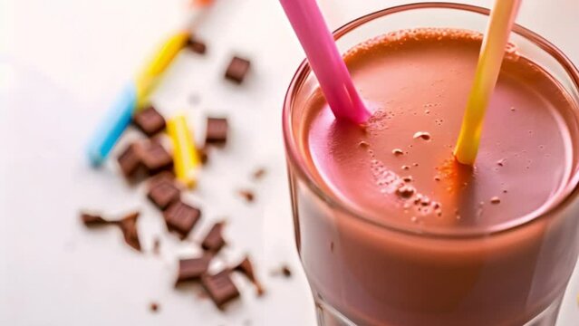 video chocolate milkshake