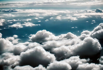 'clouds View view fluffy white sky plane clouds blue Background Sky Travel Nature Landscape Light Space White Cloud Airplane Blue Plane Beautiful Freedom Weather Air Atmosphere Heaven Flight Above' - Powered by Adobe