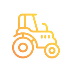 Tractor vector icon