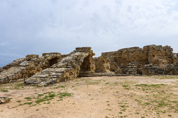 Remains of the ancient city of Salamis, Northern Cyprus