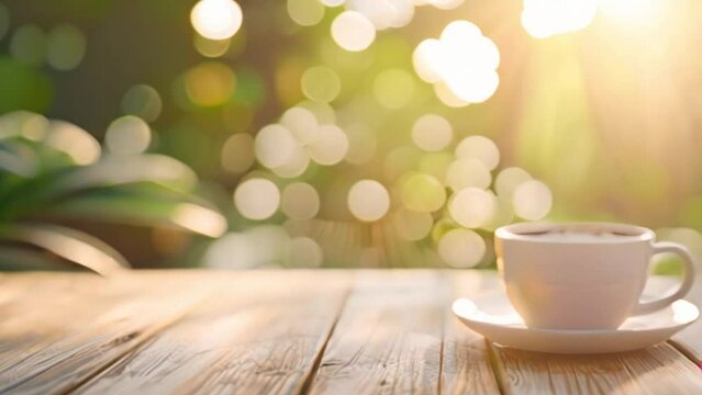 video a cup of hot coffee