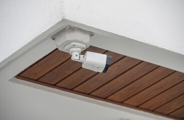 CCTV installed outside the house for remote monitoring Home safety and security system 3