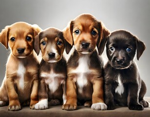 group of puppies