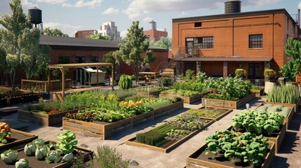 An innovative urban agriculture initiative, transforming vacant lots and rooftops into productive urban farms and community gardens to promote local food production and enhance urban resilience.