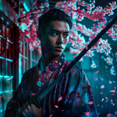 samurai in the night