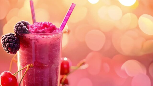  video blackberry and cherry smoothie