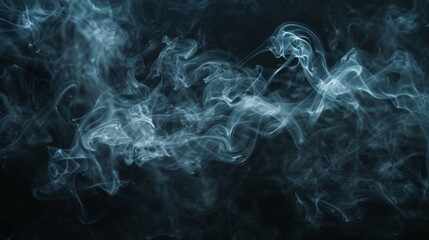 Smoke wisps against a dark background, subtle gradients, ethereal beauty