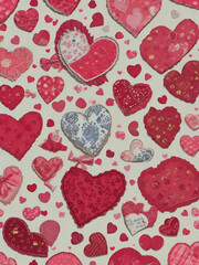 valentine seamless pattern. valentine digital paper. valentine book cover