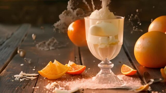 video orange coconut ice