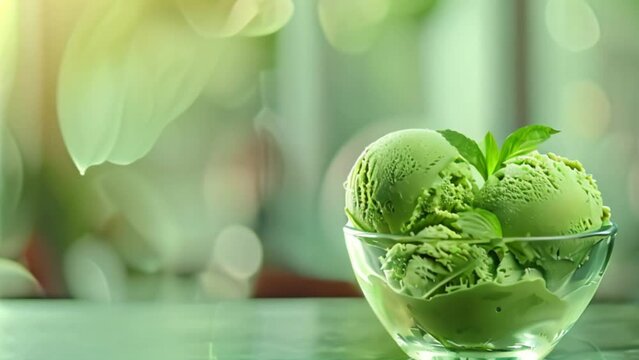 video matcha ice cream