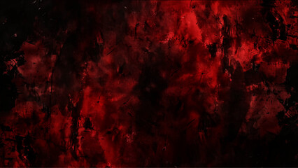 Dark red horror scary background. Old wall texture cement black red background. red background with black grunge background texture in modern art grunge design.