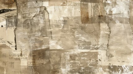 Newspaper filled with abundant text. In-depth and thorough coverage of current events