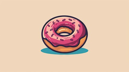 Business concept donut logo design