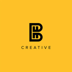 Alphabet Letters BH HB Creative Luxury Logo Initial Based Monogram Icon Vector Elements.