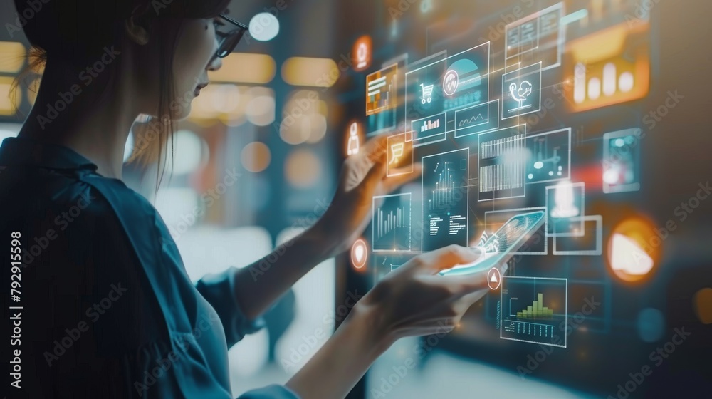 Aufkleber Having worked with change management and user interfaces for digital transformation and internet of things (IoT)...