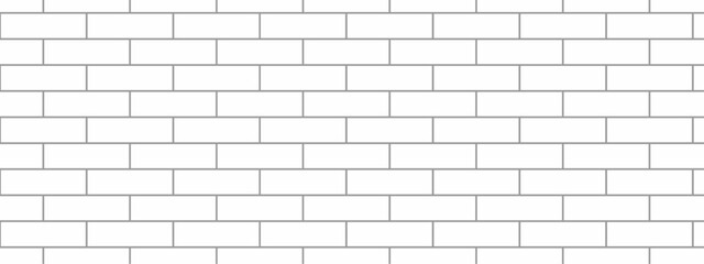 White brick wall background texture. White background wall brick. seamless square brick blank pattern.