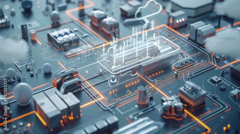 Poster Using cloud computing to automate and control manufacturing processes with industry 4.0 technology