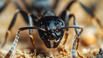 The Social Structure and Foraging Behavior of Black Ants: A Closeup Look at Their Ecological Significance. Concept Animal Behavior, Social Structure, Foraging Behavior, Black Ants