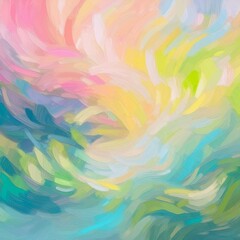 Abstract digital colorful painting background. Drew with high-quality pastel colors for your design background.
