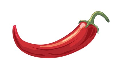 Chili pepper on a white background