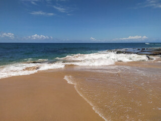 Beach in the city of Salvador, state of Bahia, Brazil. It is the capital of the state and has beautiful beaches and an intense cultural life.