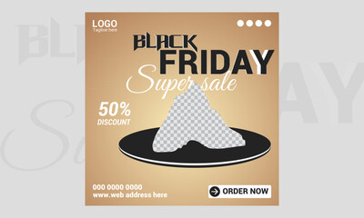 Black Friday Super Sale Post Design