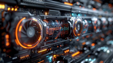 Obraz premium Construct a series of before-and-after performance visualizations for graphic cards pre and post overclocking.