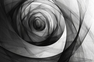 Traverse through a labyrinth of abstract lines and curves, where every twist and turn leads to a new visual discovery.