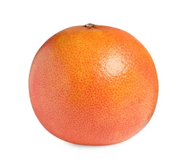 Fotobehang Citrus fruit. Whole fresh grapefruit isolated on white © New Africa