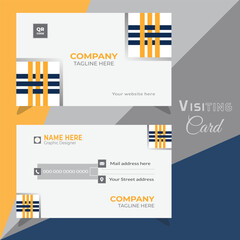 Modern Vector Business Card Design, Vector Illustration Design Template.