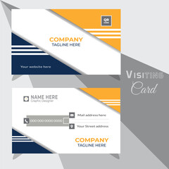Unique Vector Business Card Design. Vector Illustration Design Template.