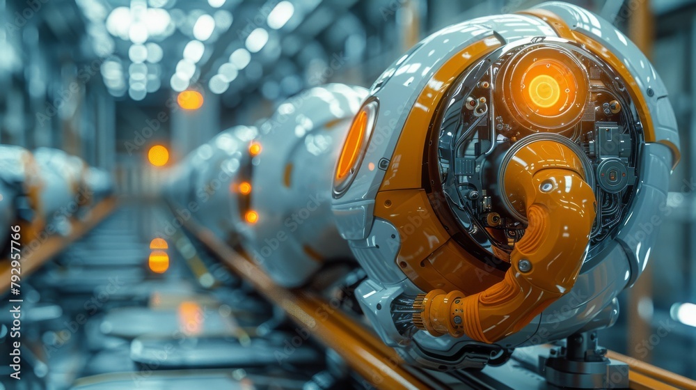 Poster The concept of industry 4.0 technology, automation and cloud computing