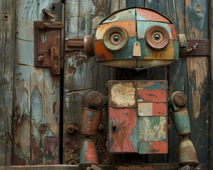 Forgotten automaton a patchwork of the 20th century in a post apocalyptic setting