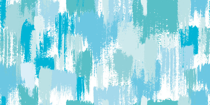 Dirty blue, navy , turquoise seamless pattern. Gruge texture endless background. Vector  tye die pattern. Camouflage colorful print for fabric, clothes, warpping paper.